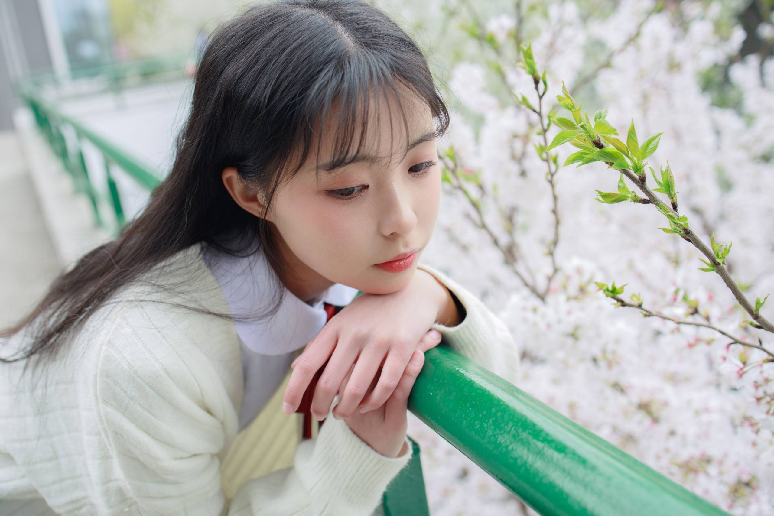 图片[6]-甜美可人的白丝姑娘【127P】20011-草莓街拍
