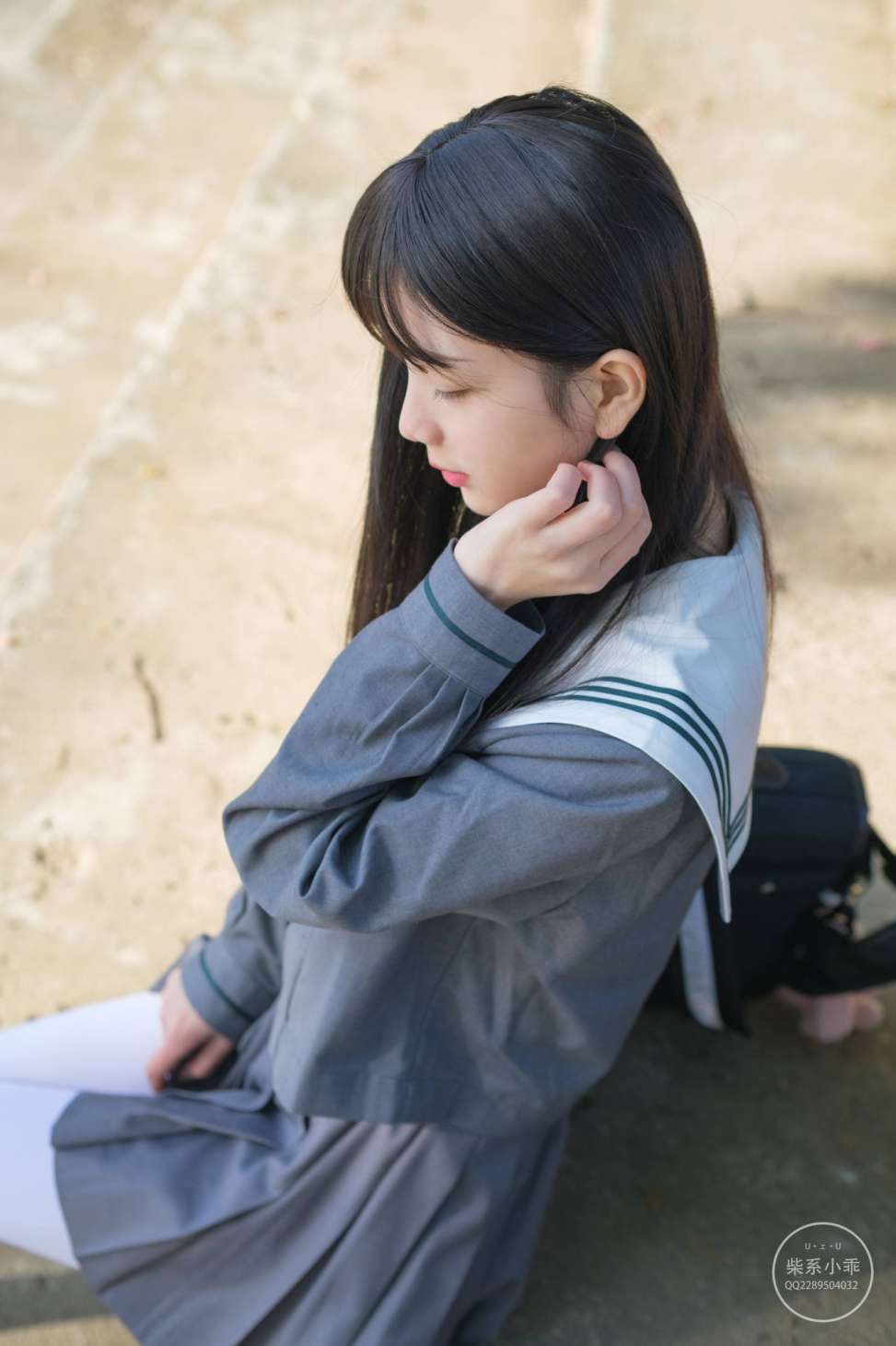 图片[3]-白丝清纯少女真的太可爱了【60P】20001-草莓街拍