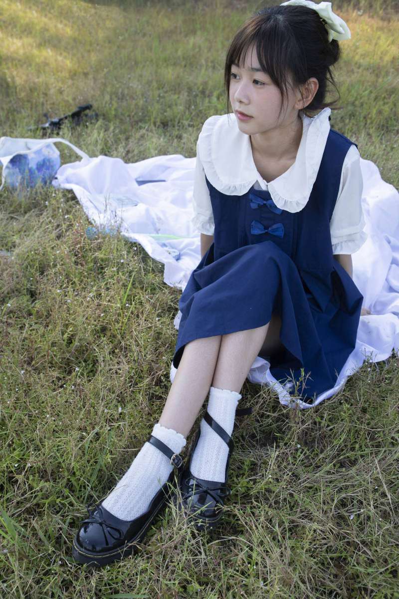 图片[6]-非常甜美的牛仔裙女孩【226P】20021-草莓街拍