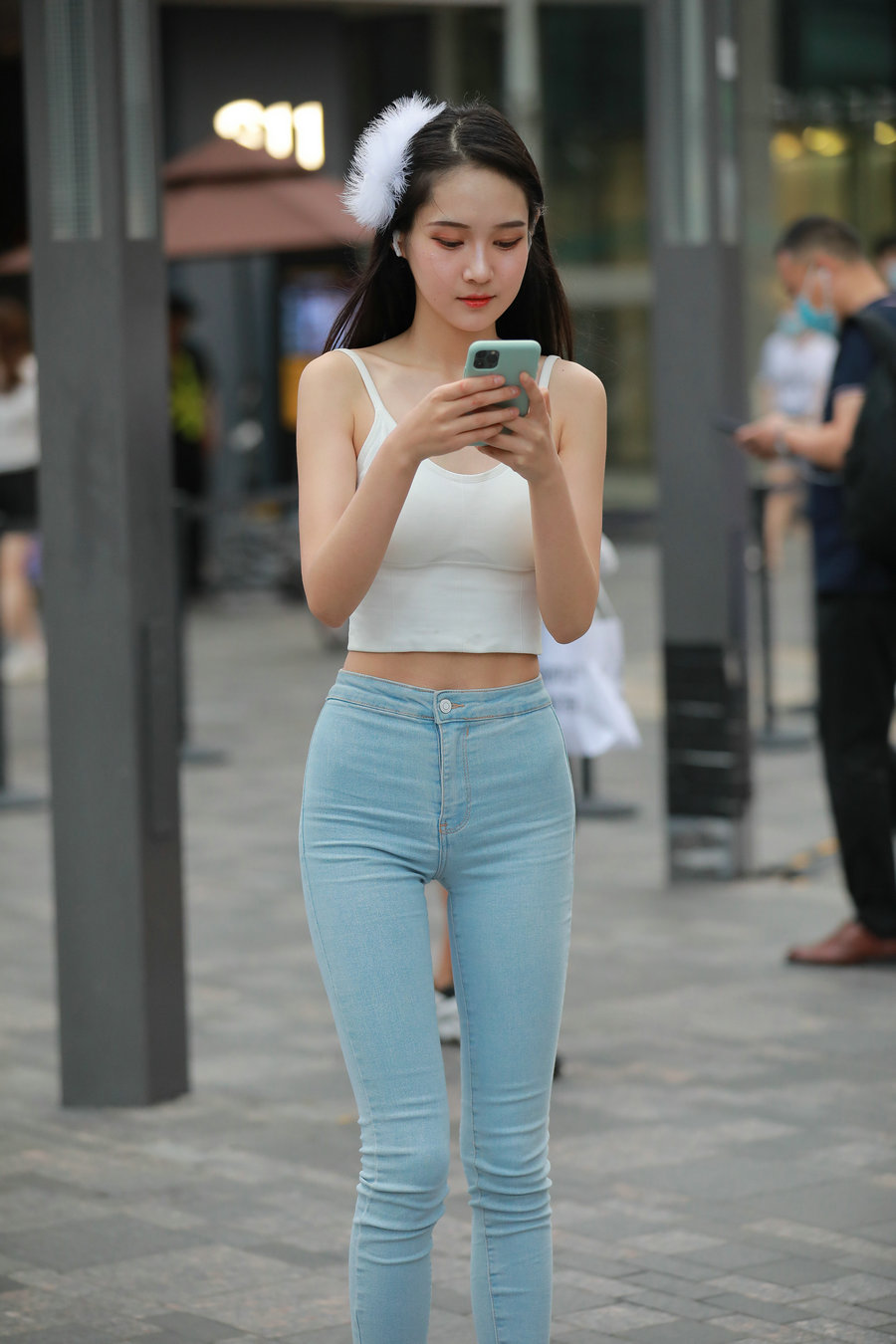图片[3]-非常漂亮的牛仔裤女孩 J2144 98P1V-1.92GB-草莓街拍