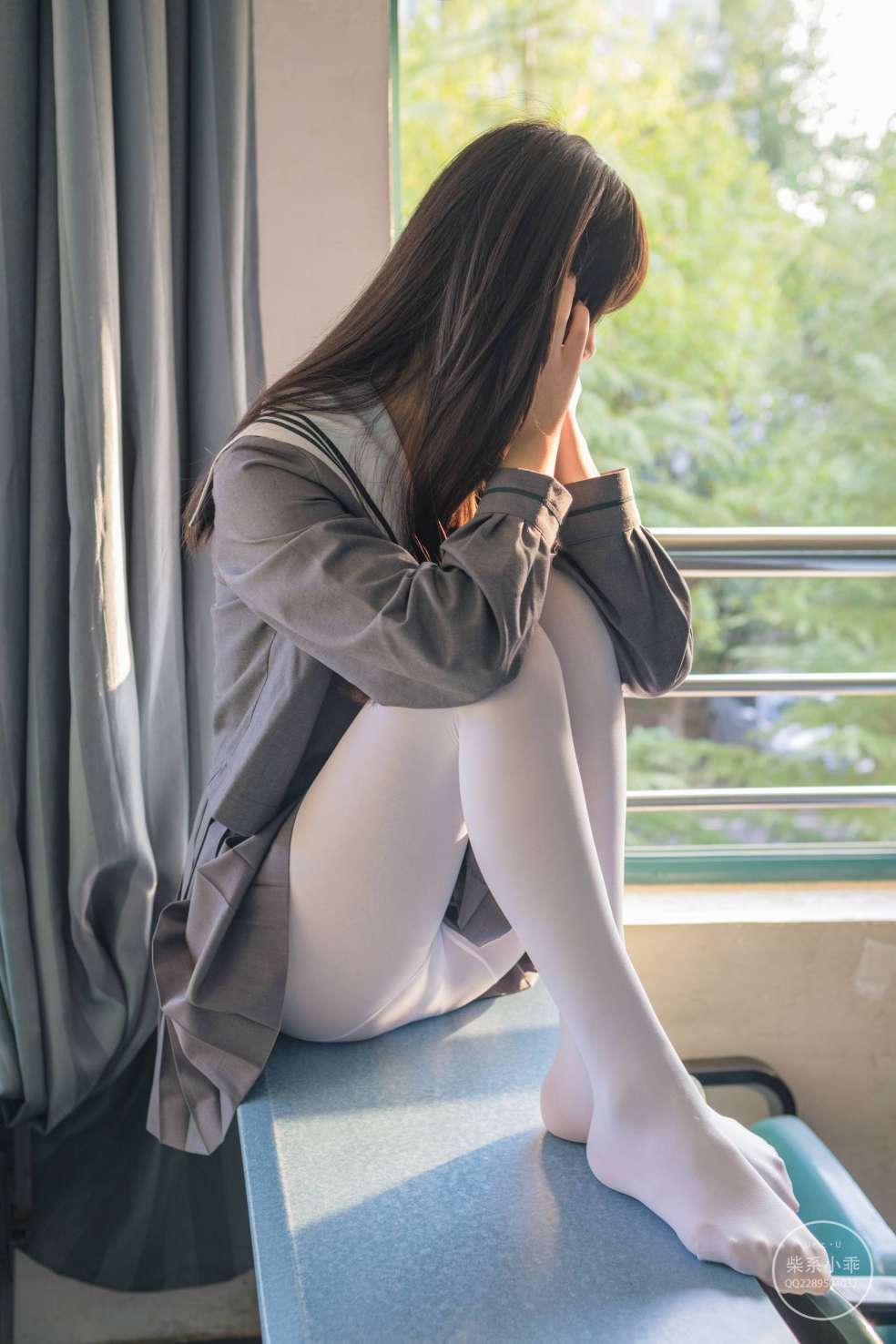 图片[4]-白丝清纯少女真的太可爱了【60P】20001-草莓街拍
