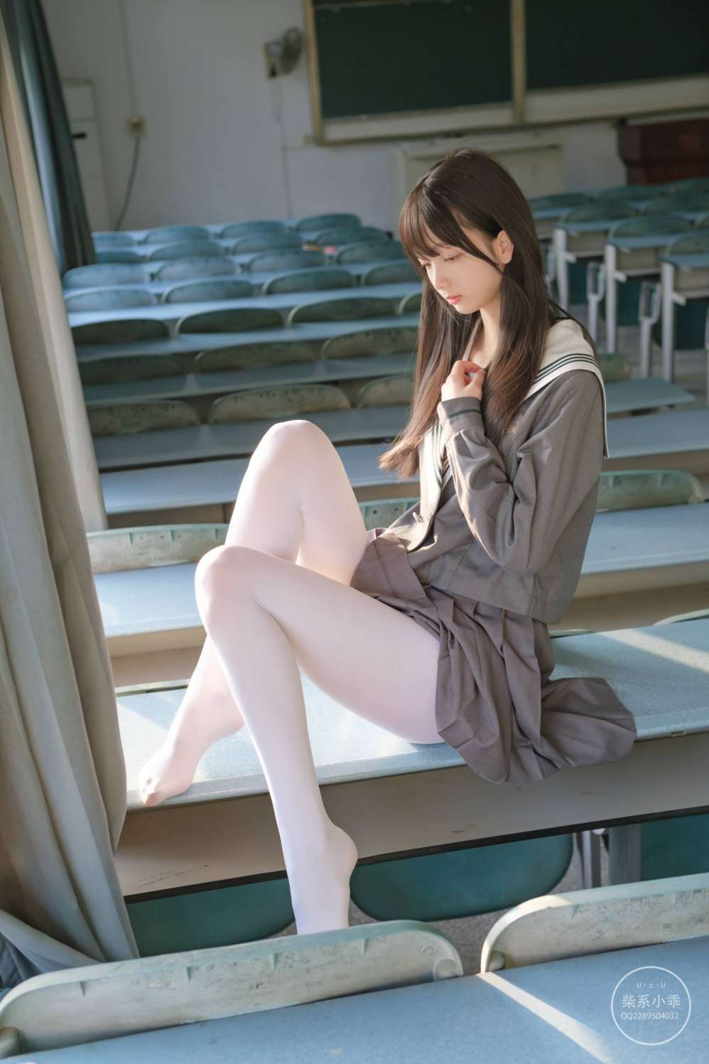 图片[5]-白丝清纯少女真的太可爱了【60P】20001-草莓街拍