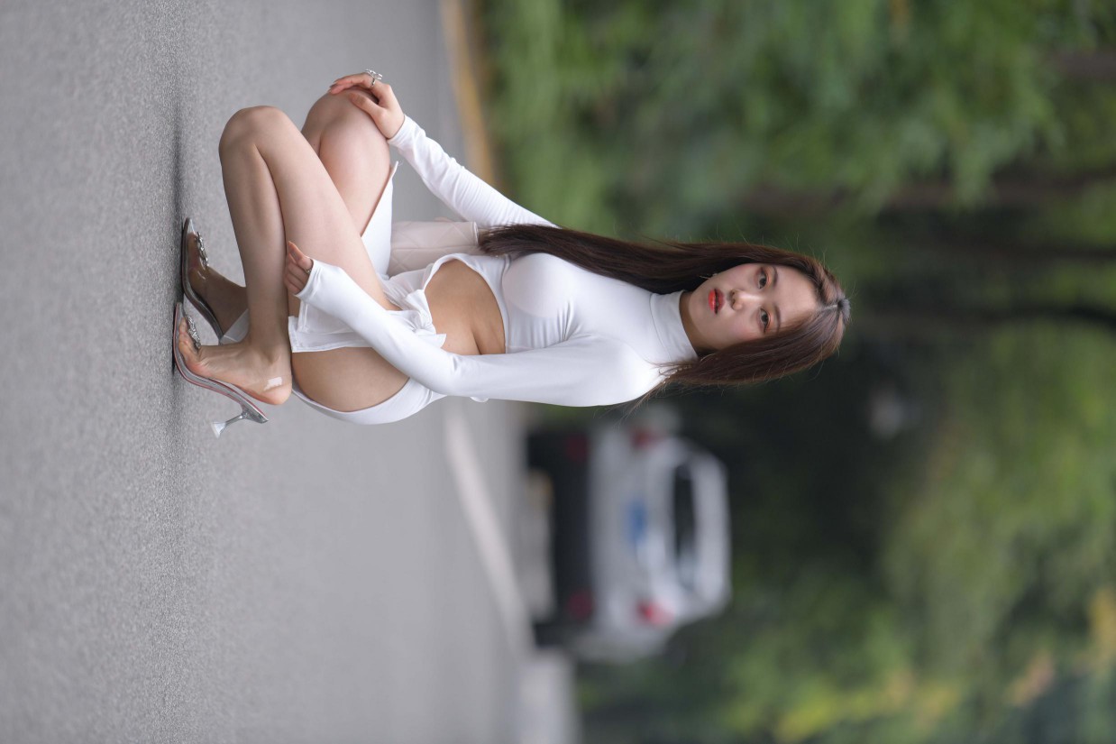 图片[5]-非常精致的侧边裙姑娘，忒好看了！【299P】00017-草莓街拍