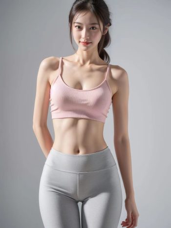 图片[13]-AI瑜伽裤清纯妹子系列图-草莓街拍