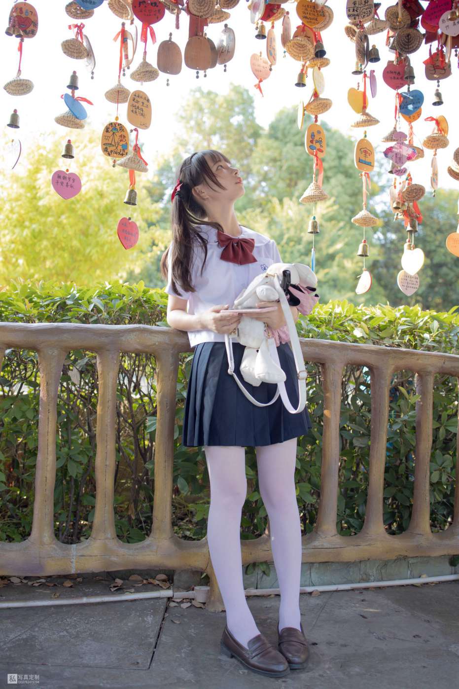 图片[5]-眼神好清澈的双马尾白丝女孩【75P】20019-草莓街拍