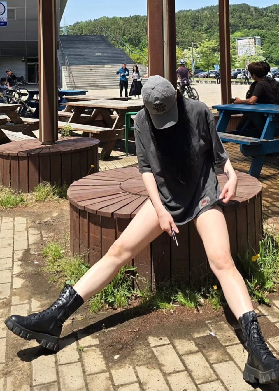 图片[3]-韩系大长腿健身女孩jzzz【P185】-草莓街拍